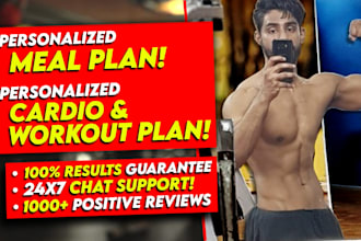 create a personalized workout and meal plan to transform your body
