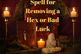 remove bad spells or curses by using my spiritual powers