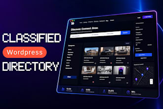 build custom wordpress classified ads directory website