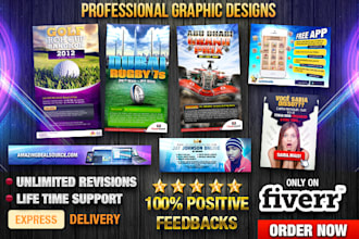design your web banner,header or ads