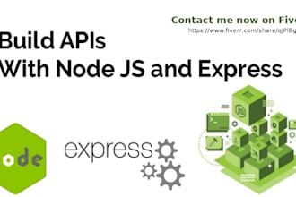 develop rest api using nodejs, with mongodb and mysql