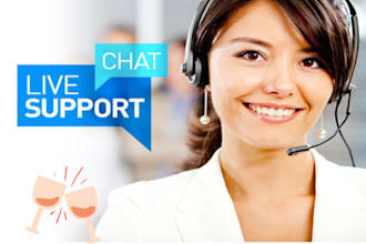 provide chat and email customer support