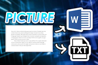 convert your picture or video to text