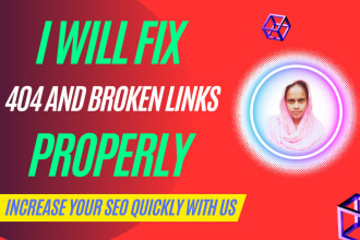 fix broken links, 404 error page, 301 redirect, htaccess rules of any website