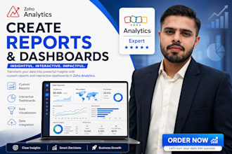 create reports or dashboards in zoho analytics