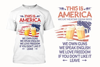 design a patriotic t shirt for you