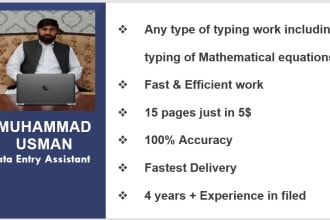 do fast and efficient typing , retyping delivery service