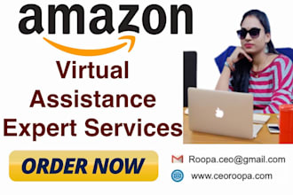 be your amazon virtual assistant private label expert VA