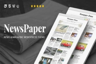 design wordpress newspaper website using newspaper theme