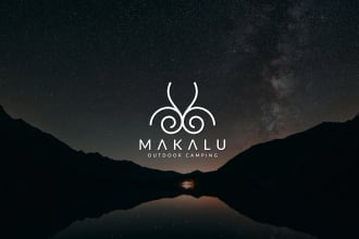 design a professional minimalist and line art business logo
