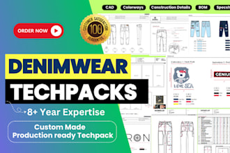design fashion denim sketches menswear and make techpack