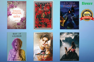 design an eye catching book cover ebook or kindle cover