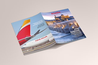 design a professional magazine or digital catalog for you