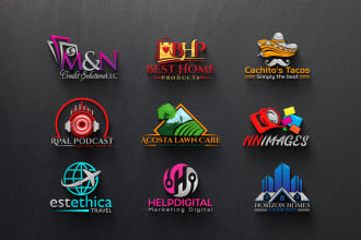 do unique and modern business logo design