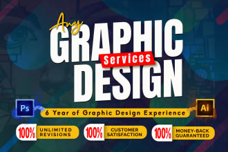 do professional graphic design services with creative ideas