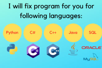 debug and code for you on c sharp, cpp javascript and python