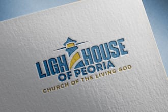 create a church, tv show or business logo design