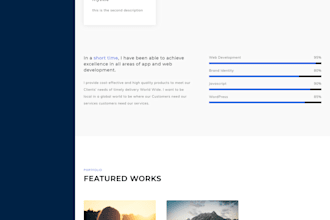 design and develop responsive and modern website at low cost