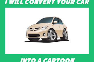 convert your car into a cartoon