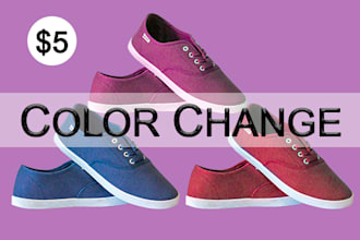 professional change color of anything on photoshop