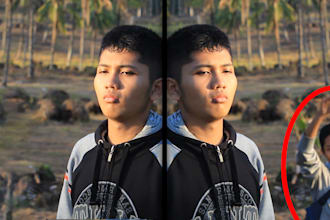 retouch a photo with high quality