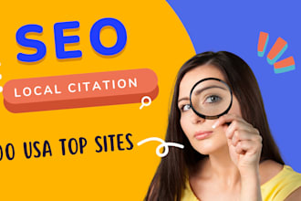 do  USA local citations manually for USA backlinks