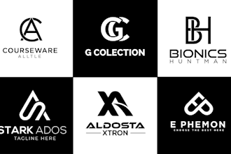 provide monogram logo design