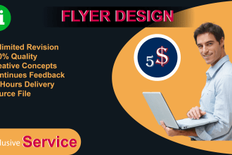 create well looking and adorable flyers for your business