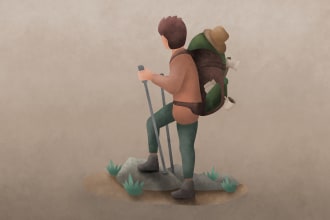 create an illustration with a unique texture