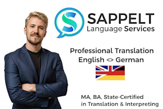 translate between english and german