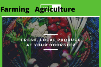 write articles or blog posts about agriculture and farming