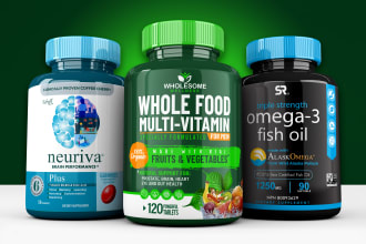 do product label design and supplement label design