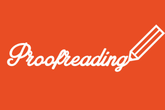 proofread and copy edit your work
