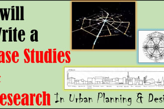do urban planning and design case studies and research writing
