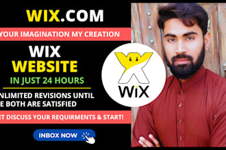 design wix or redesign wix website and wix ecommerce store