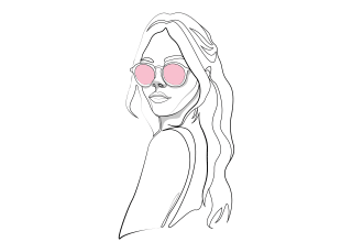 draw minimalist line art