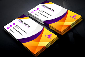 do creative business card letterhead full stationery design