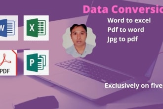 convert your data pdf to word or excel