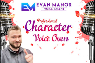 record a professional character voice over