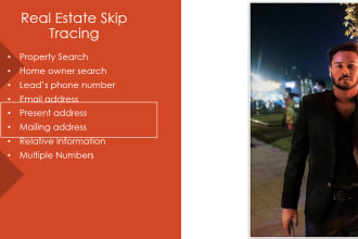 do skip tracing for real estate investors