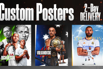 create bold, dynamic sports poster designs that stand out