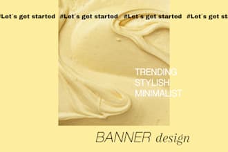 design creative banner, social media posts and ads
