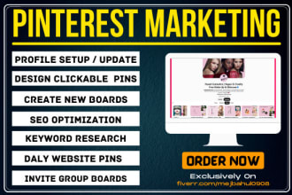 design pins and post pinterest marketing manager
