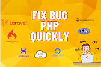 fix bug php, laravel quickly
