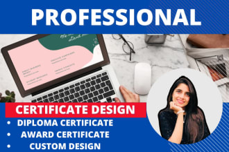 design diploma, award, completion, custom certificate designs