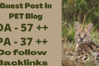 publish content in da 57 and pa 37 pet blog