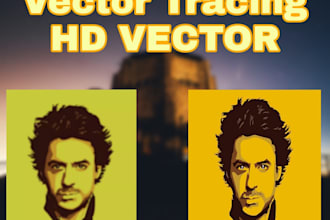 do vector tracing in any images as you like
