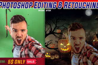 do high end fashion beauty photo retouching and editing in photoshop