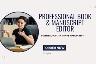 line edit and polish your book, novel or manuscript professionally