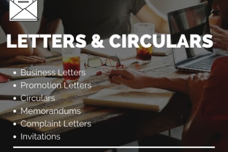 draft you professional emails business letters and circulars